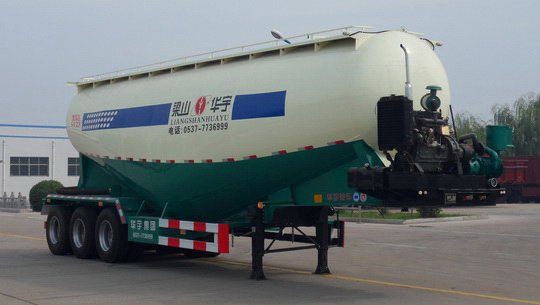 LHY9404GFLB低密度粉粒物料运输半挂车(图1)